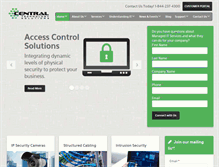 Tablet Screenshot of centraltechnologysolutions.com